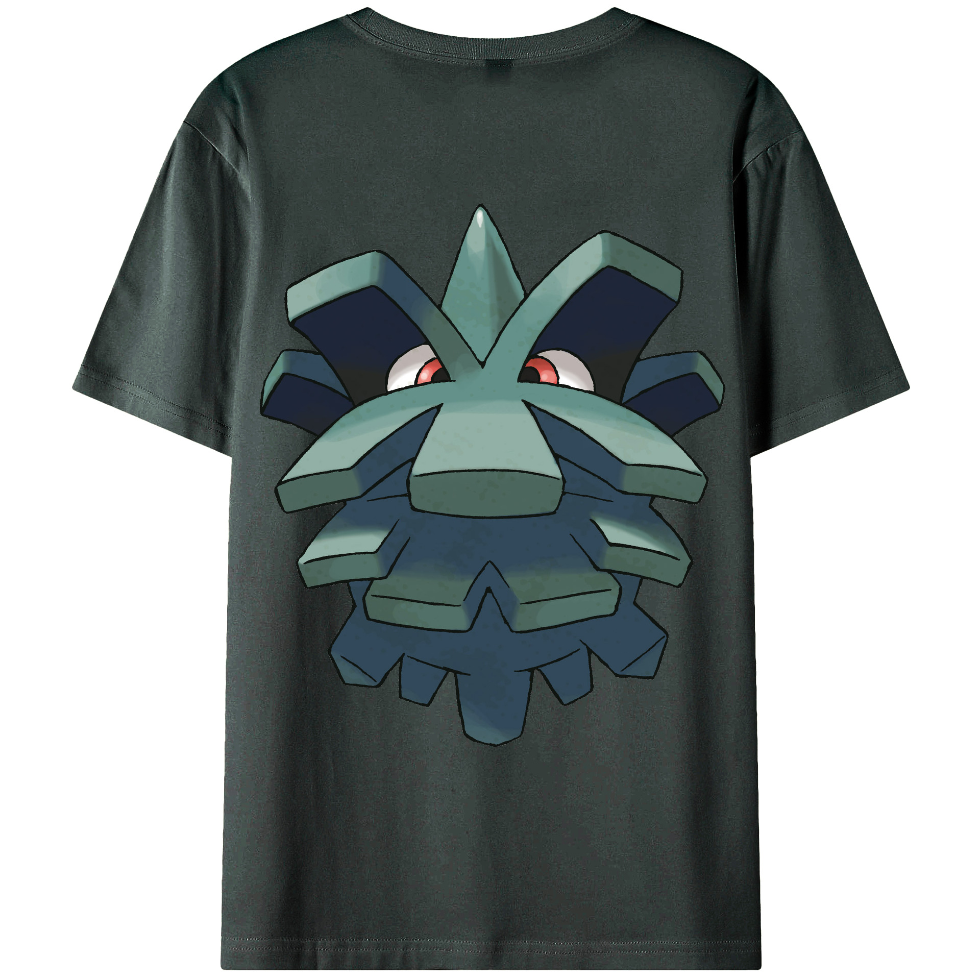 （画像用） ポケットモンスター Pokémon 綿100％ メンズ半袖Tシャツ（バックプリント） 通気性
